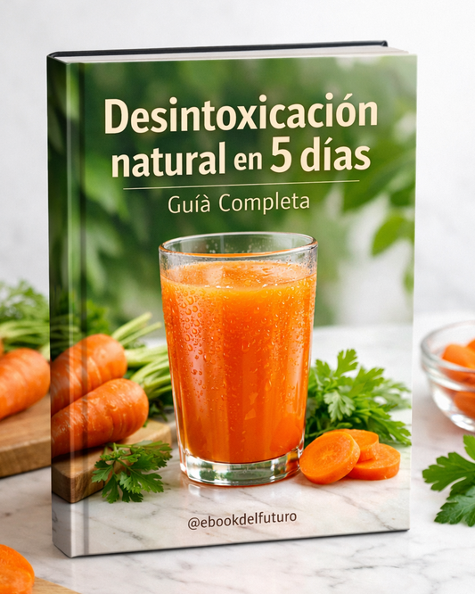 DESINTOXICACIÓN NATURAL EN 5 DÍAS - PROTOCOLO 5X5 JUGO DE ZANAHORIA