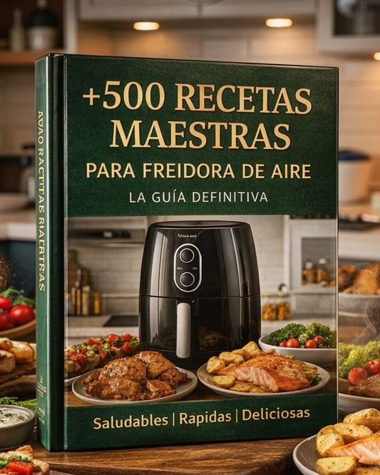 500 RECETAS MAESTRAS PARA FREIDORA DE AIRE