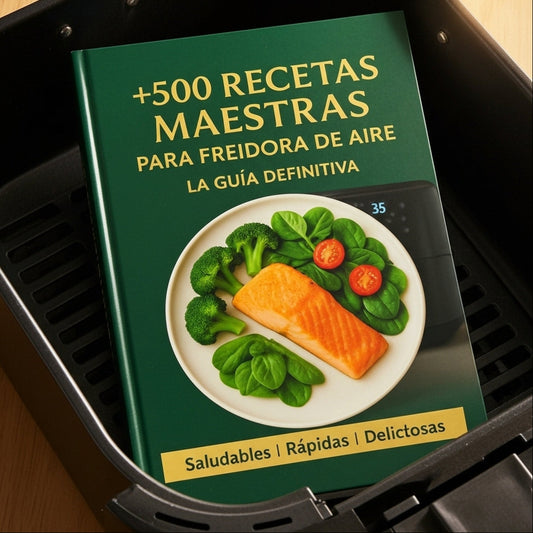 +500 RECETAS MAESTRAS PARA FREIDORA DE AIRE
